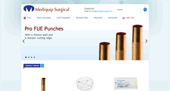 Desktop Screenshot of mediquipsurgical.com