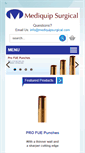 Mobile Screenshot of mediquipsurgical.com